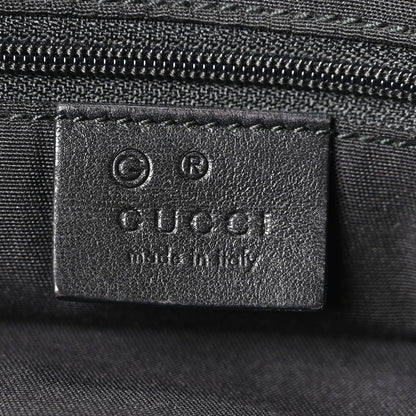 Gucci Guccissima Large GG Charm Convertible Dome Satchel Black 6 of 10