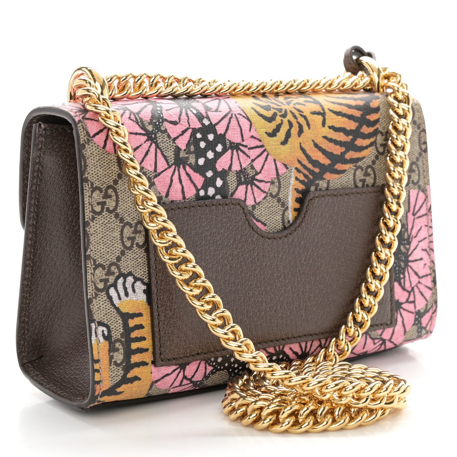 Gucci GG Supreme Monogram Bengal Small Padlock Shoulder Bag Beige Pink 3 of 12