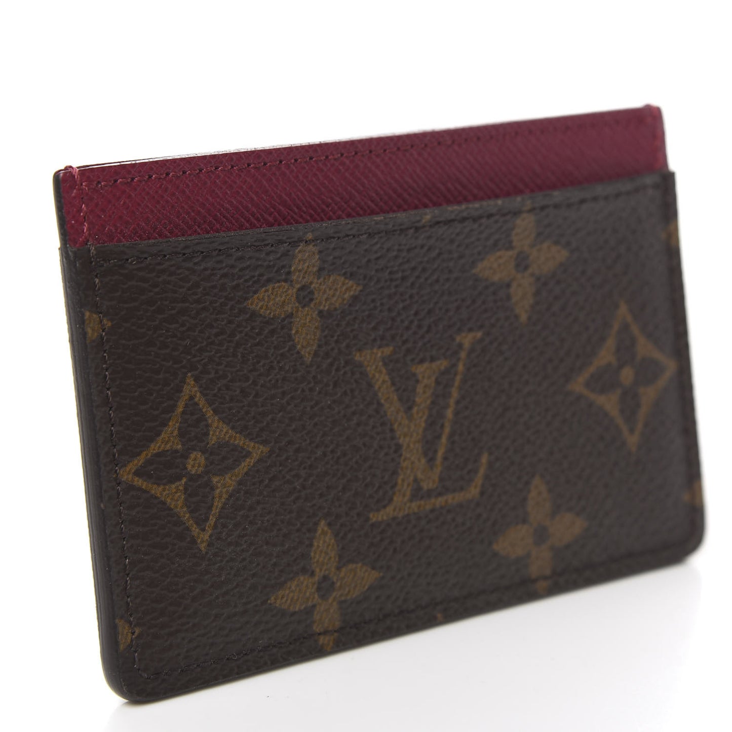 Monogram Card Holder Fuchsia