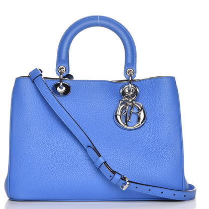 Christian Dior Bullcalf Medium Diorissimo Tote Blue 1 of 8