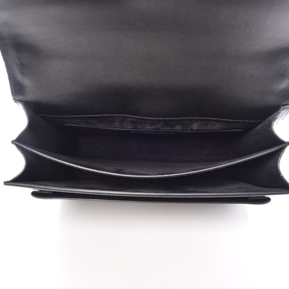 Saint Laurent Calfskin Large Monogram Sunset Black 6 of 11