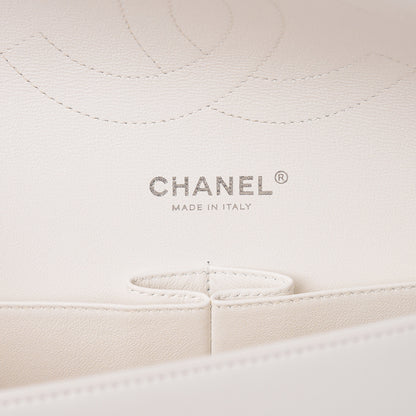 Chanel Lambskin Quilted Jumbo Double Flap White 6 of 14