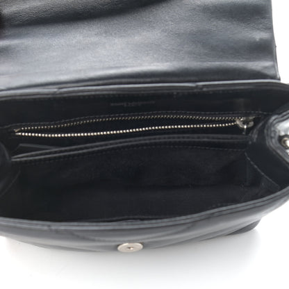 Saint Laurent Calfskin Y Quilted Monogram Toy Loulou Crossbody Bag Black 5 of 15