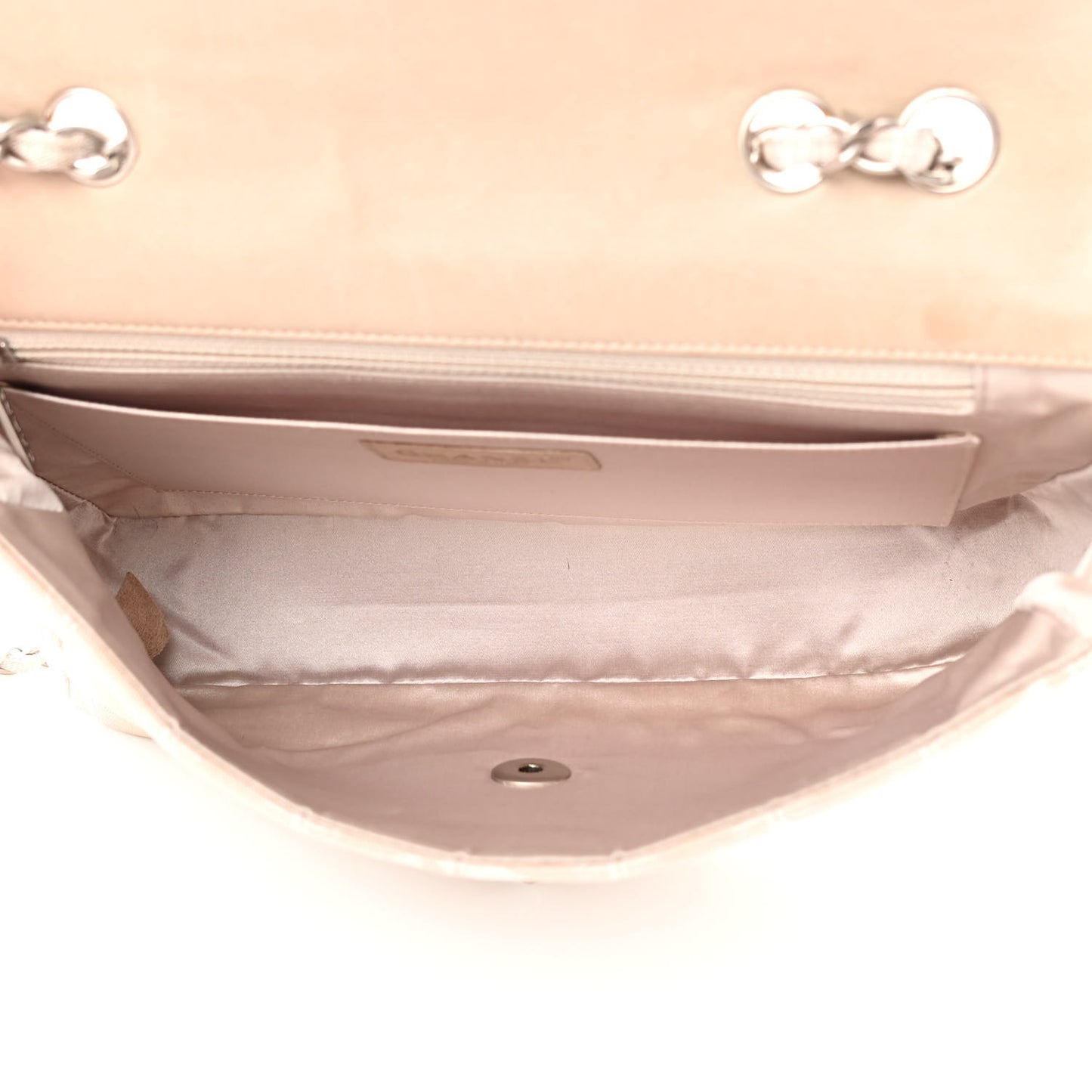 Nylon Medium Travel Flap Light Beige