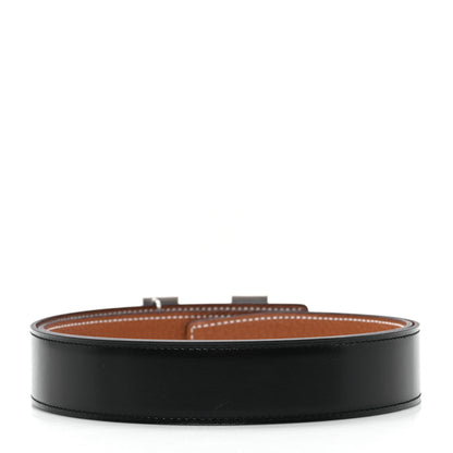 Hermes Box Togo 32mm H Belt 90 36 Black Gold 2 of 5