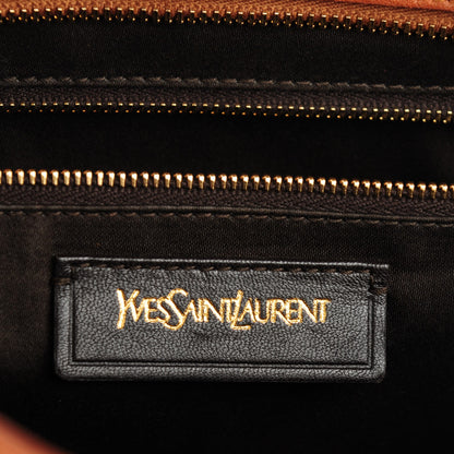 Saint Laurent Sheepskin Medium Cabas Chyc Whiskey 6 of 9