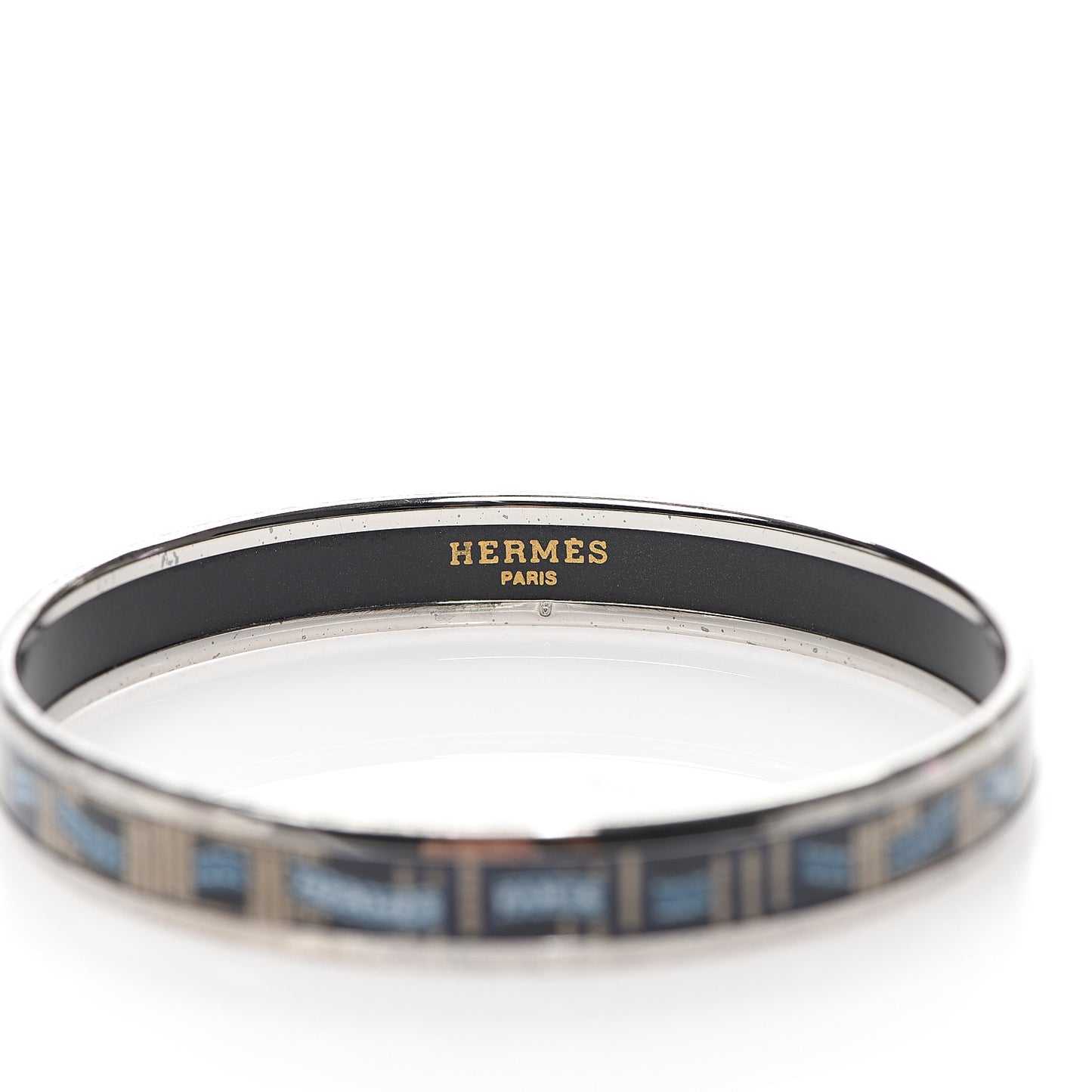 Enamel Printed Narrow Ribbon Bracelet 62