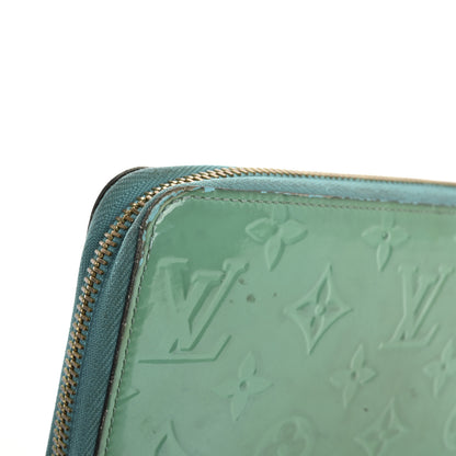 Louis Vuitton Vernis Zippy Wallet Bleu Lagon 13 of 18