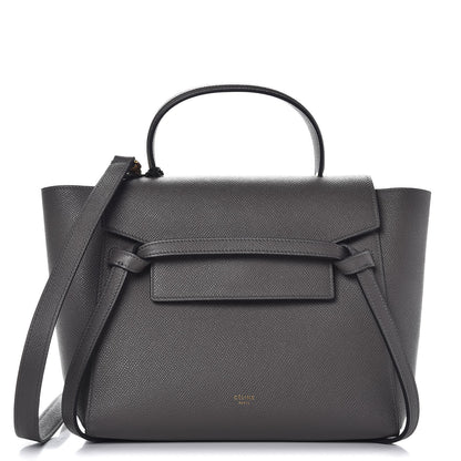 Celine Grained Calfskin Micro Belt Bag Grey 1 of 7