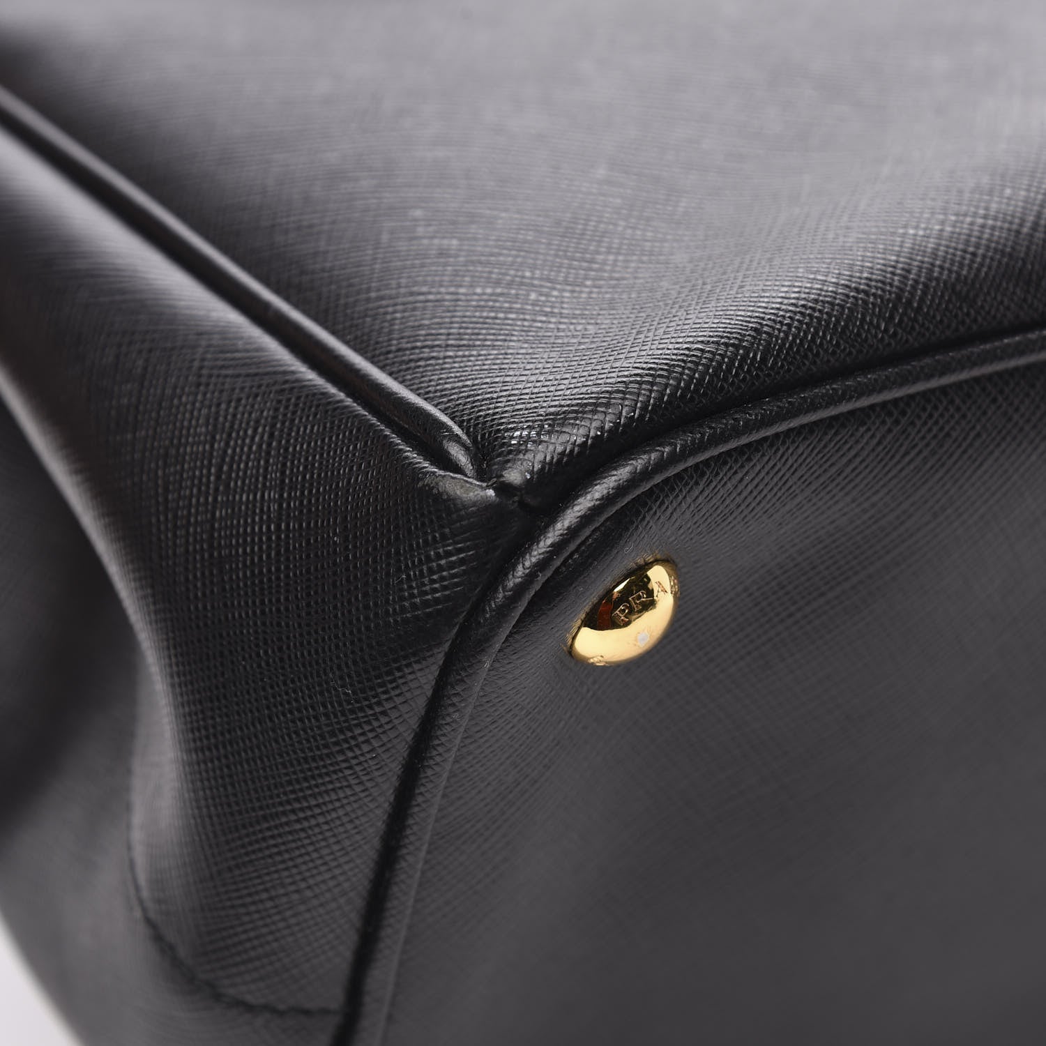 Prada Saffiano Medium Galleria Double Zip Tote Black 11 of 12