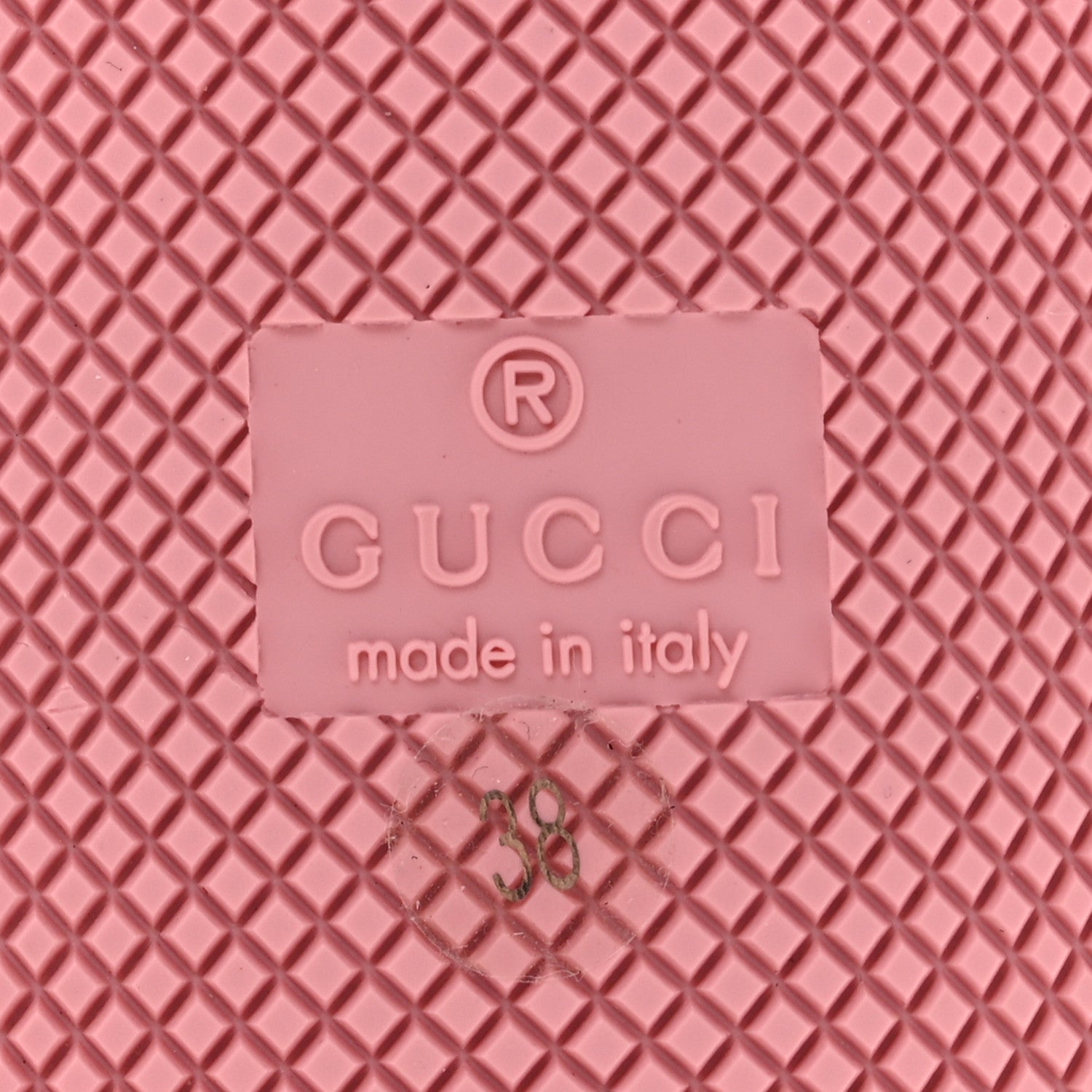 Gucci Calfskin GG Supreme Crystals Web Screener Sneakers 39 Beige Ebony Wild Rose 38 Beige Ebony Wild Rose 7 of 9