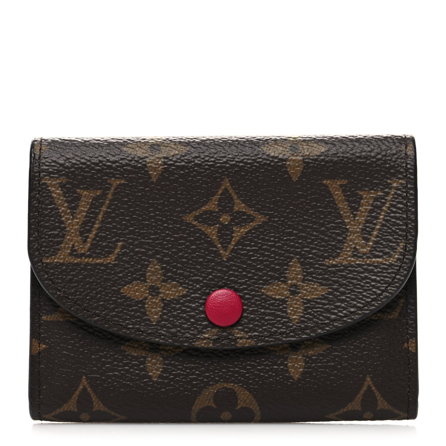 Monogram Rosalie Coin Purse Fuchsia