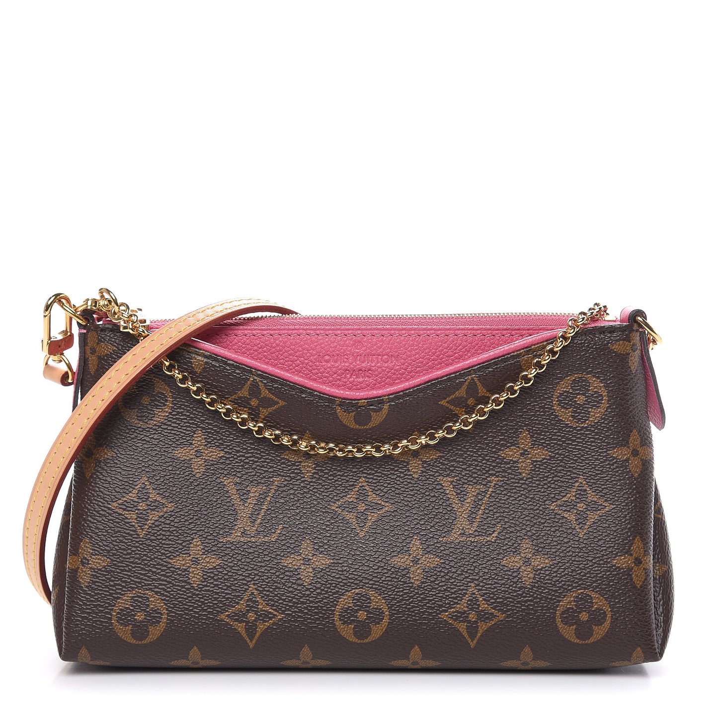 Monogram Pallas Clutch Rose Fizzy