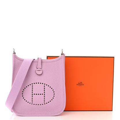 Hermes Taurillon Clemence Evelyne TPM Mauve Sylvestre 11 of 11