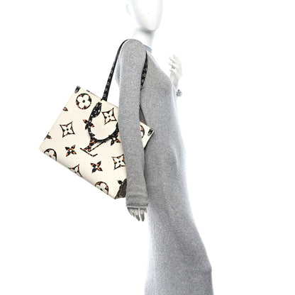 Louis Vuitton Monogram Giant Jungle Onthego GM Ivory 2 of 9