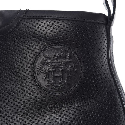 Hermes Mens Calfskin Micro Perforated Jimmy High Top Sneakers 41 Black 8 of 11