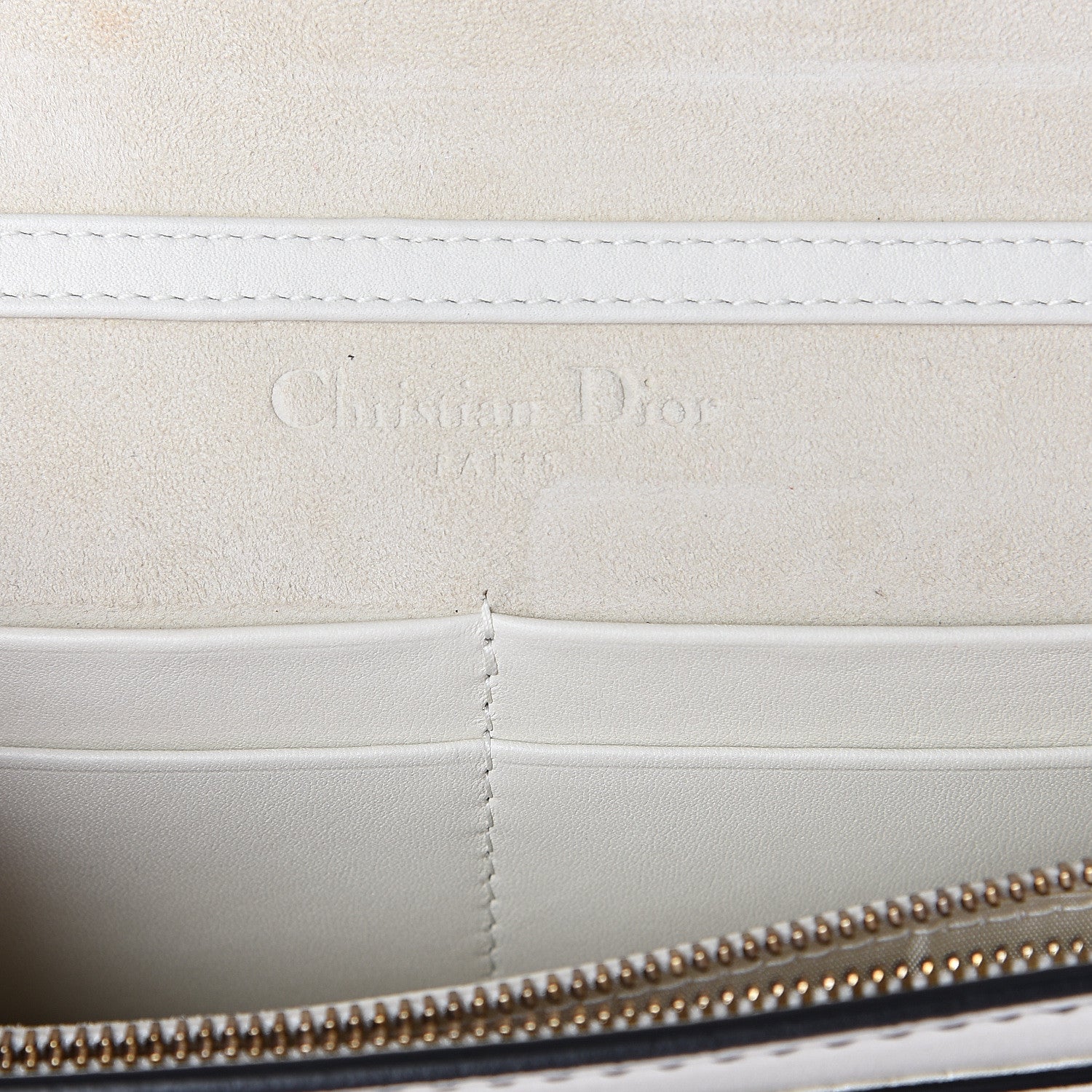 Christian Dior Calfskin J'Adior Wallet on Chain Pouch Off White 5 of 8
