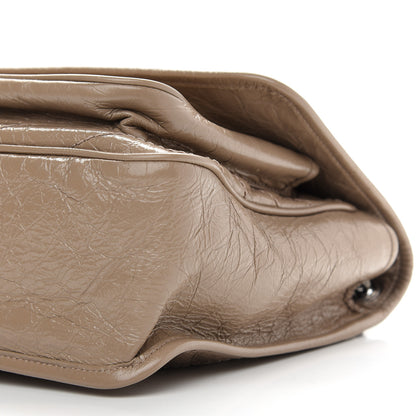 Saint Laurent Crinkled Calfskin Matelasse Monogram Medium Niki Chain Satchel Light Natural 9 of 9
