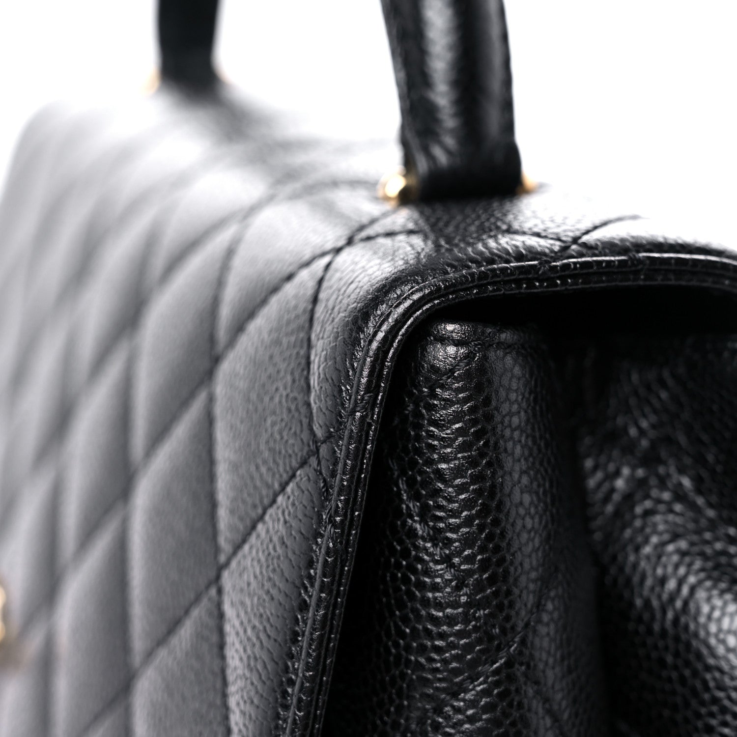 Chanel Caviar Quilted Jumbo Kelly Flap Black 16 of 18