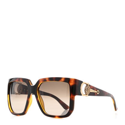 Gucci Acetate Sunglasses GG3713S Havana Gold 1 of 8