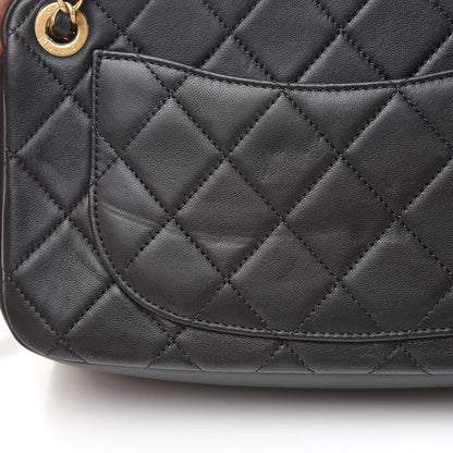 Chanel Lambskin Quilted All About Chains Camera Bag Black 11 of 12