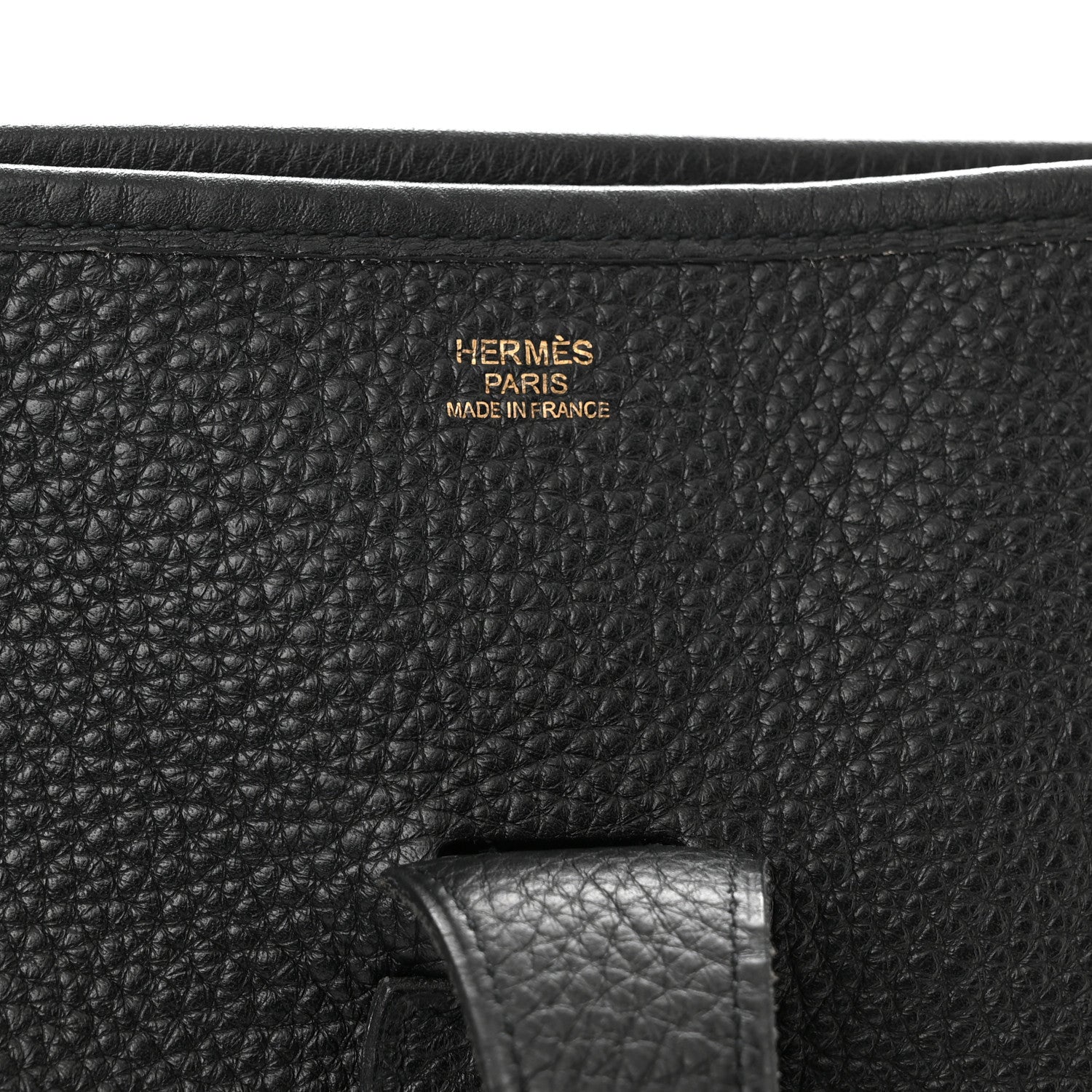 Hermes Taurillon Clemence Evelyne II TGM Black 5 of 10