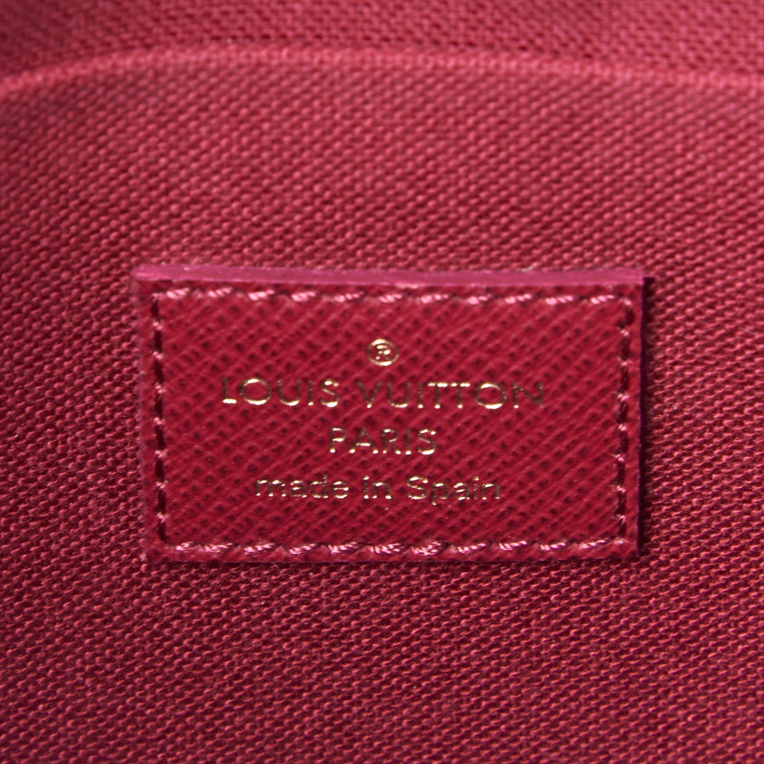 Louis Vuitton Monogram Pochette Felicie Chain Wallet Fuchsia 9 of 9