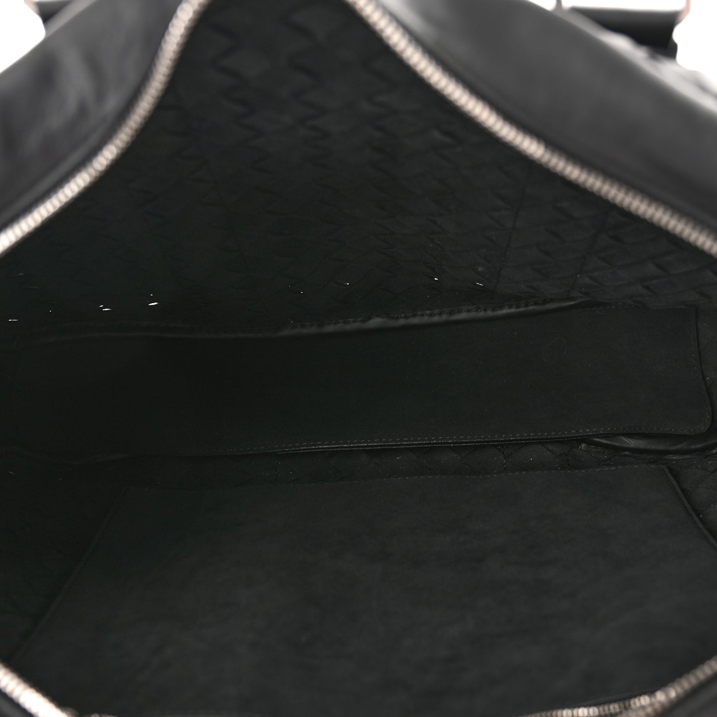 Nappa Intrecciato Large Briefcase Black