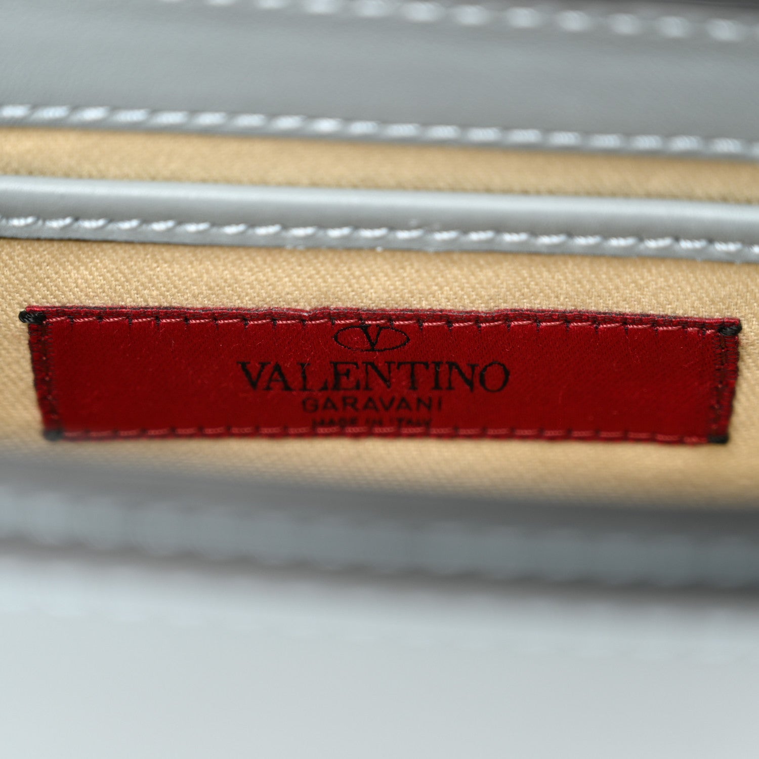 Valentino Garavani Vitello Rockstud Flap Crossbody Bag London Stone 6 of 9
