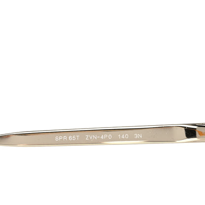 Prada Metal Round Gradient Sunglasses SPR 65T Gold 6 of 7
