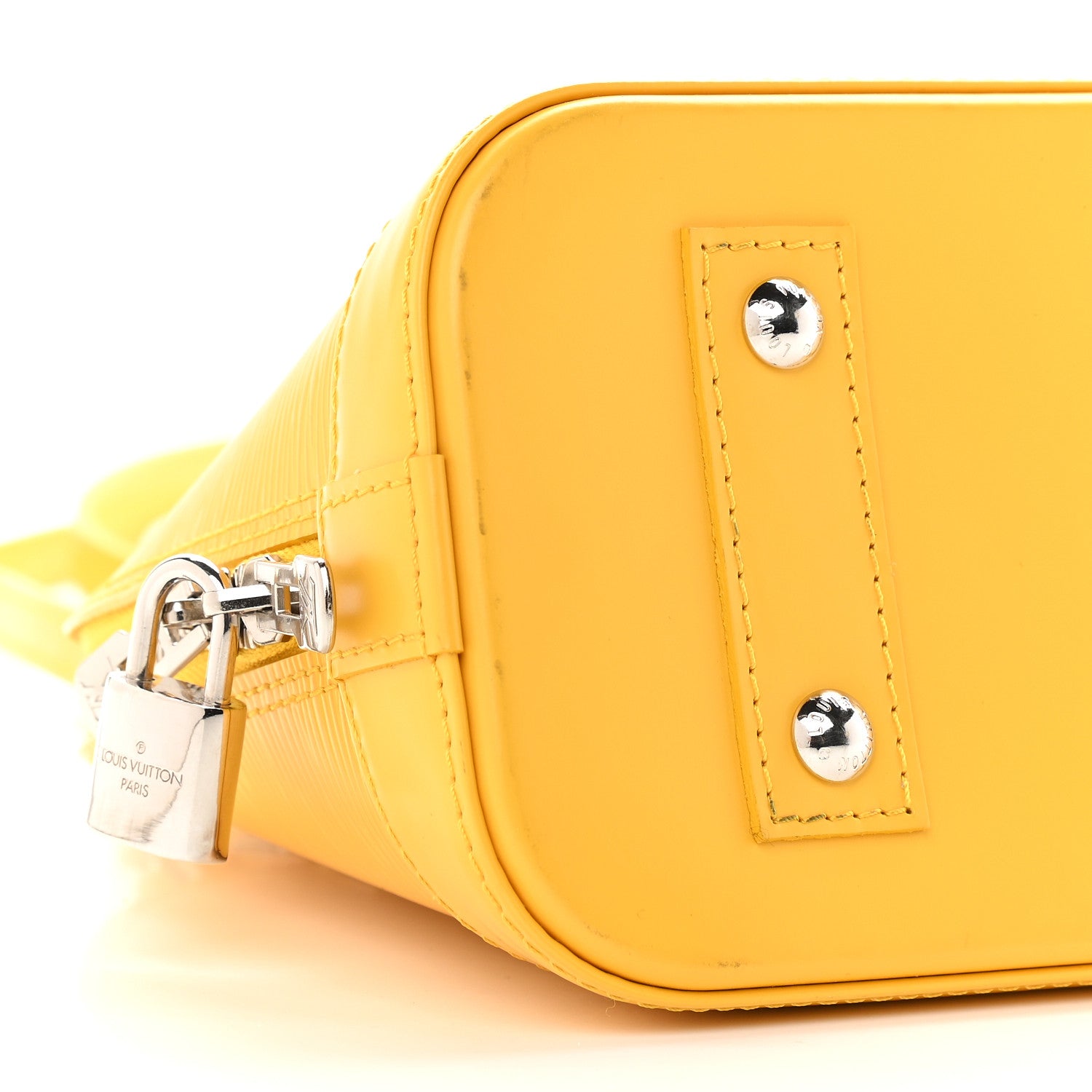 Louis Vuitton Epi Alma BB Citron 7 of 8