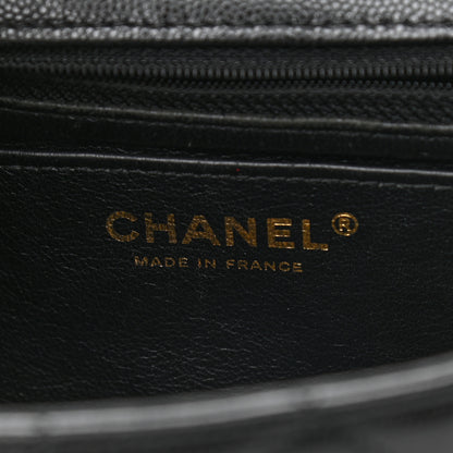 Chanel Caviar Quilted Mini Rectangular Flap Black 6 of 9