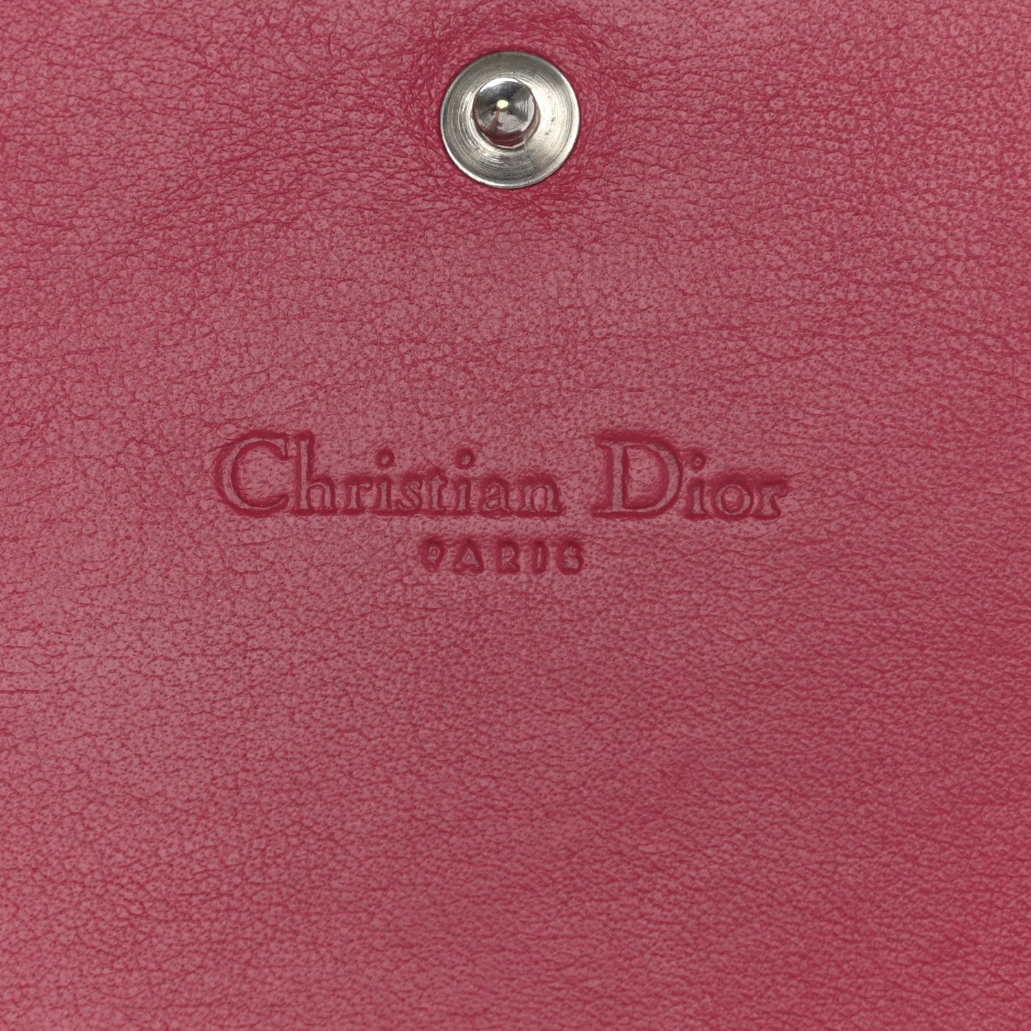 Christian Dior Patent Cannage Rendezvous Wallet Pink 6 of 9