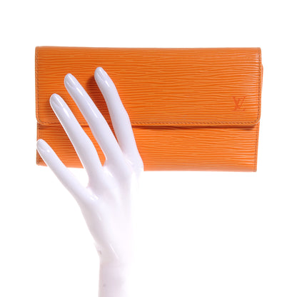 Louis Vuitton Epi Porte Tresor International Wallet Mandarin 2 of 7