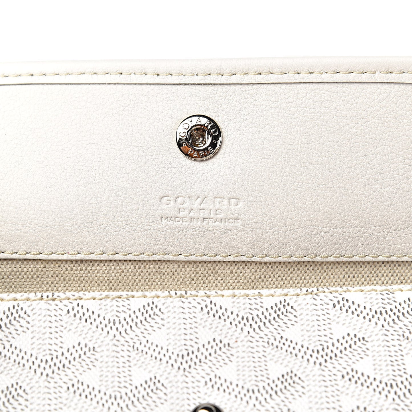 Goyardine Saint Louis GM White