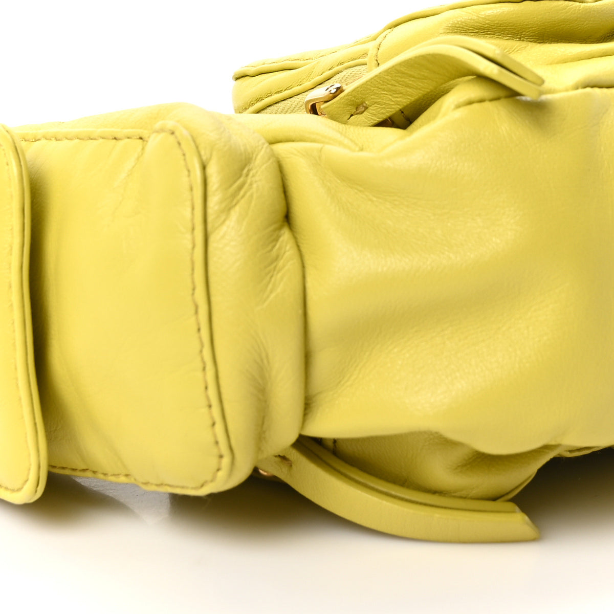 Miu Miu Nappa Pocket Bag Cedro 9 of 10