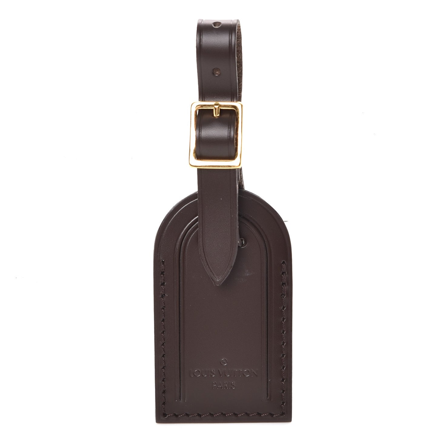 Calfskin Small Luggage Tag Ebene
