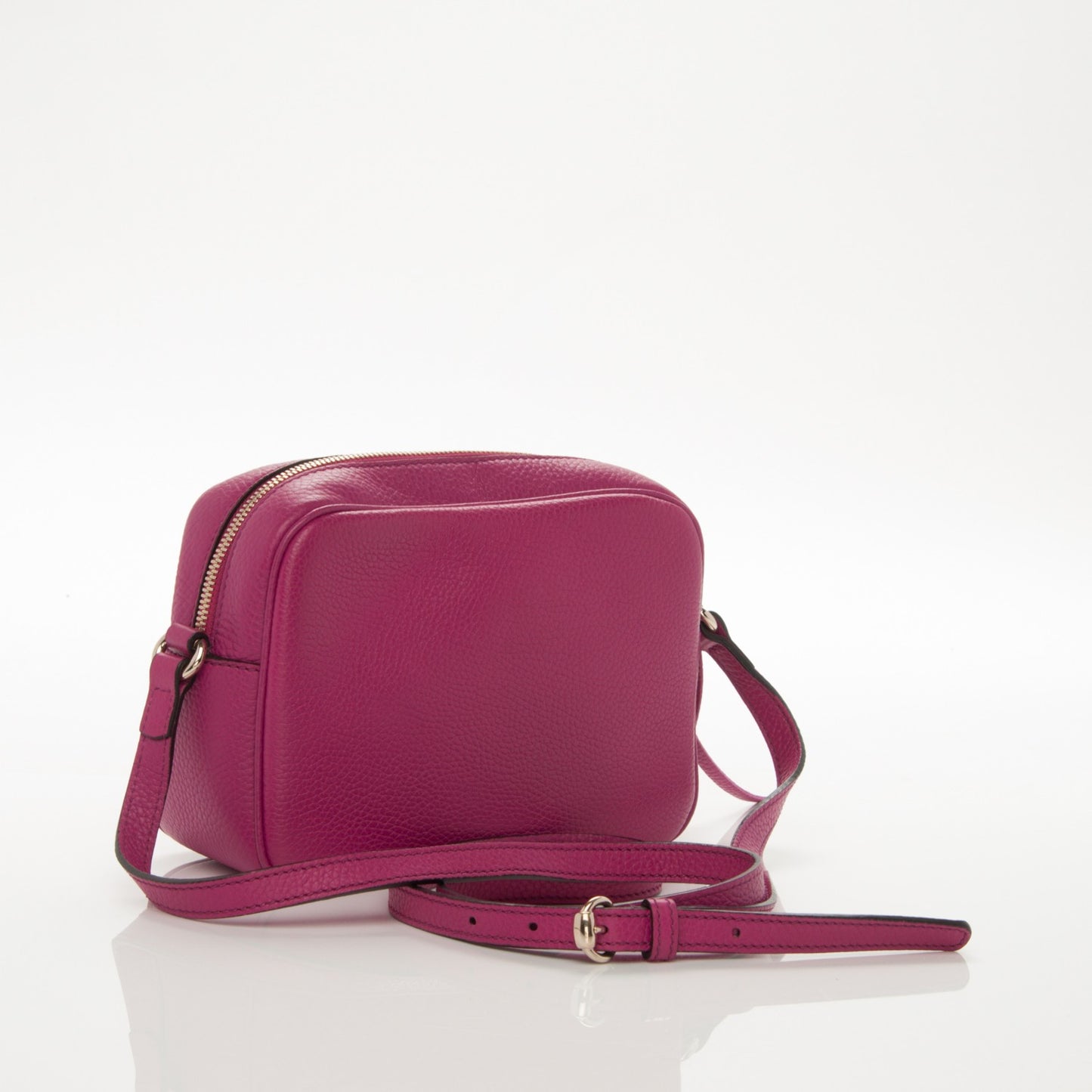 Cellarius Calfskin Small Soho Disco Bag Bright Bouganville