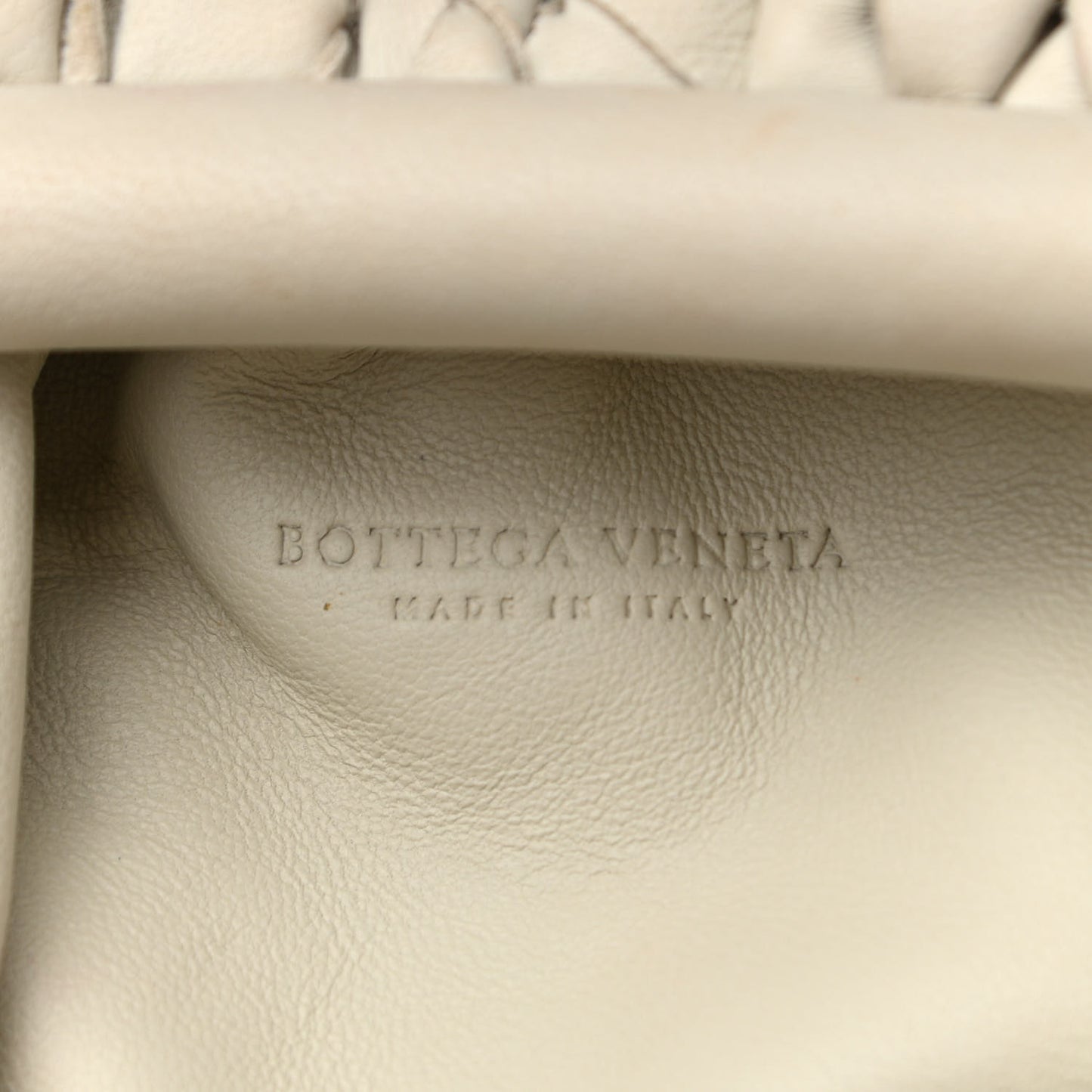 Nappa Intrecciato The Mini Pouch Plaster