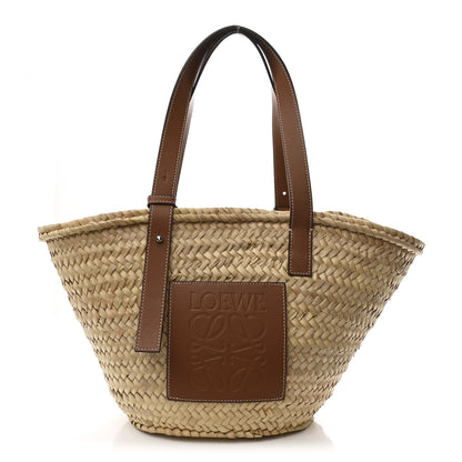 Loewe Raffia Basket Tote Bag Natural Tan 1 of 11