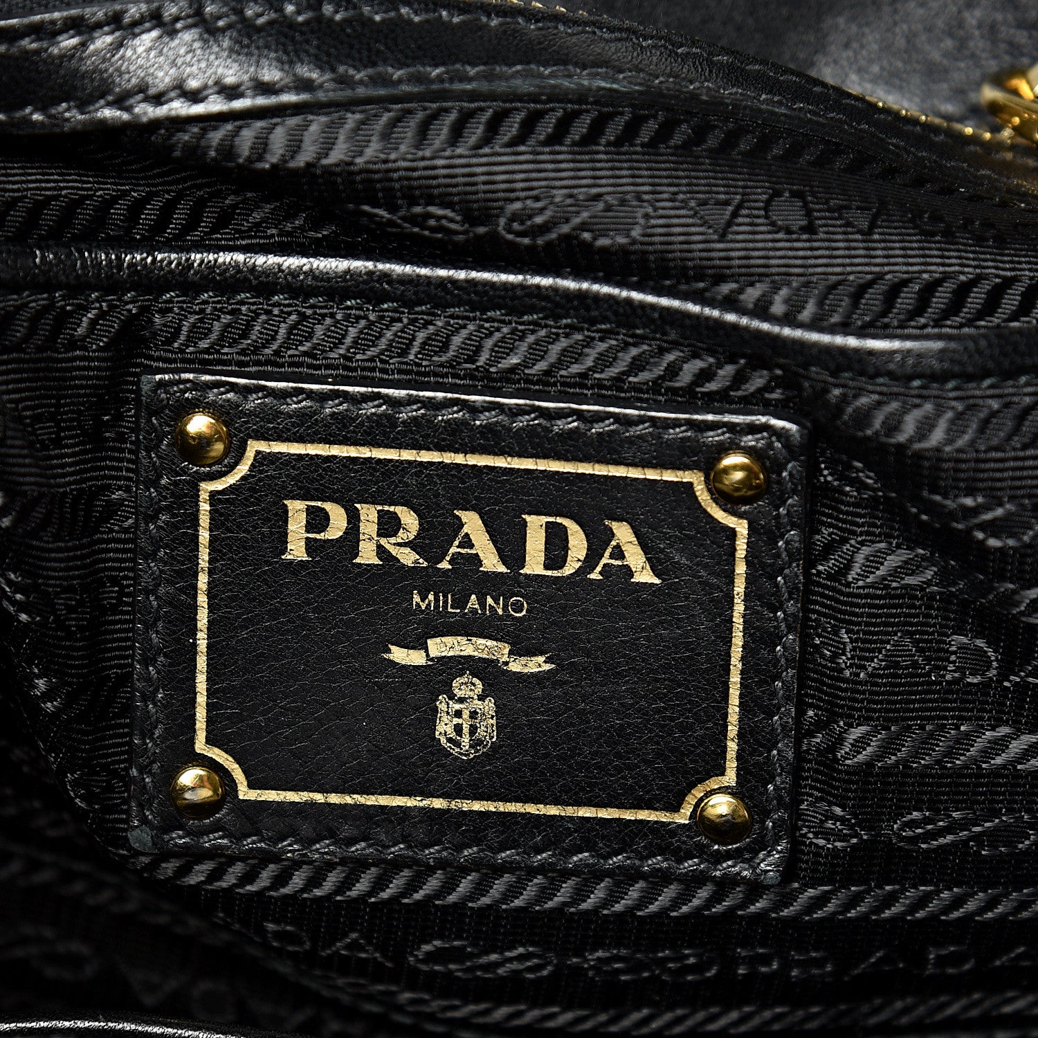 Prada Tessuto Nylon Gaufre Tote Black 5 of 15