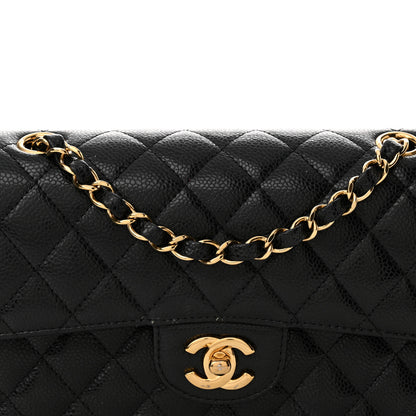 Chanel Caviar Quilted Small Double Flap Black 8 of 12
