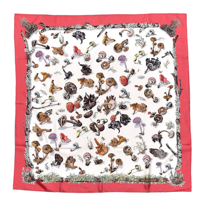 Hermes Silk Champignons Scarf 90 1 of 4