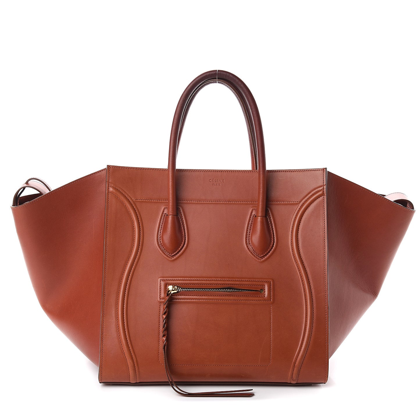 Natural Calfskin Medium Phantom Luggage Brick