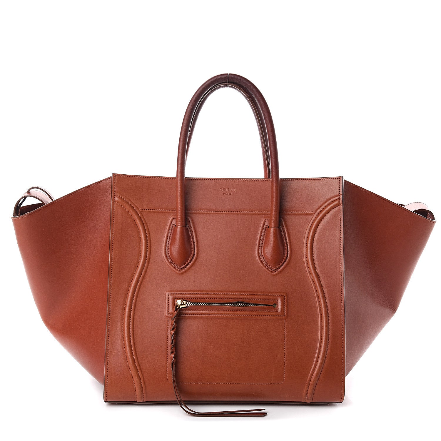 Celine Natural Calfskin Medium Phantom Luggage Brick 1 of 8