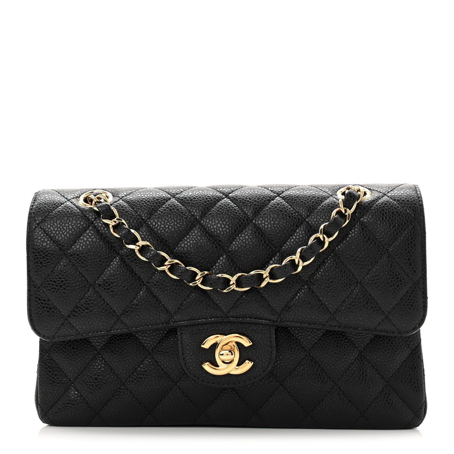 Chanel Caviar Quilted Small Double Flap Black 1 of 12