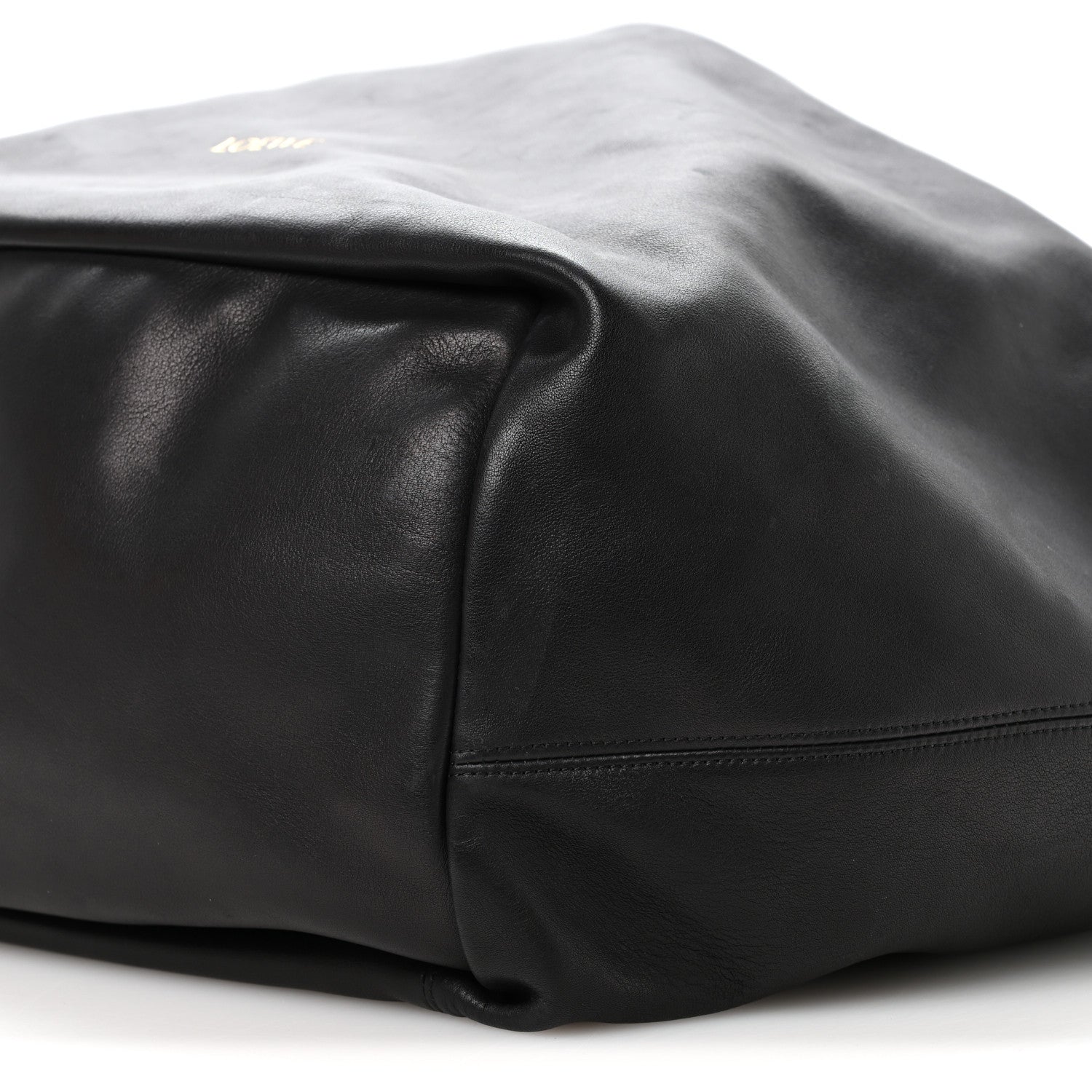 Loewe Calfskin XL Squeeze Cord Bag Black 8 of 8