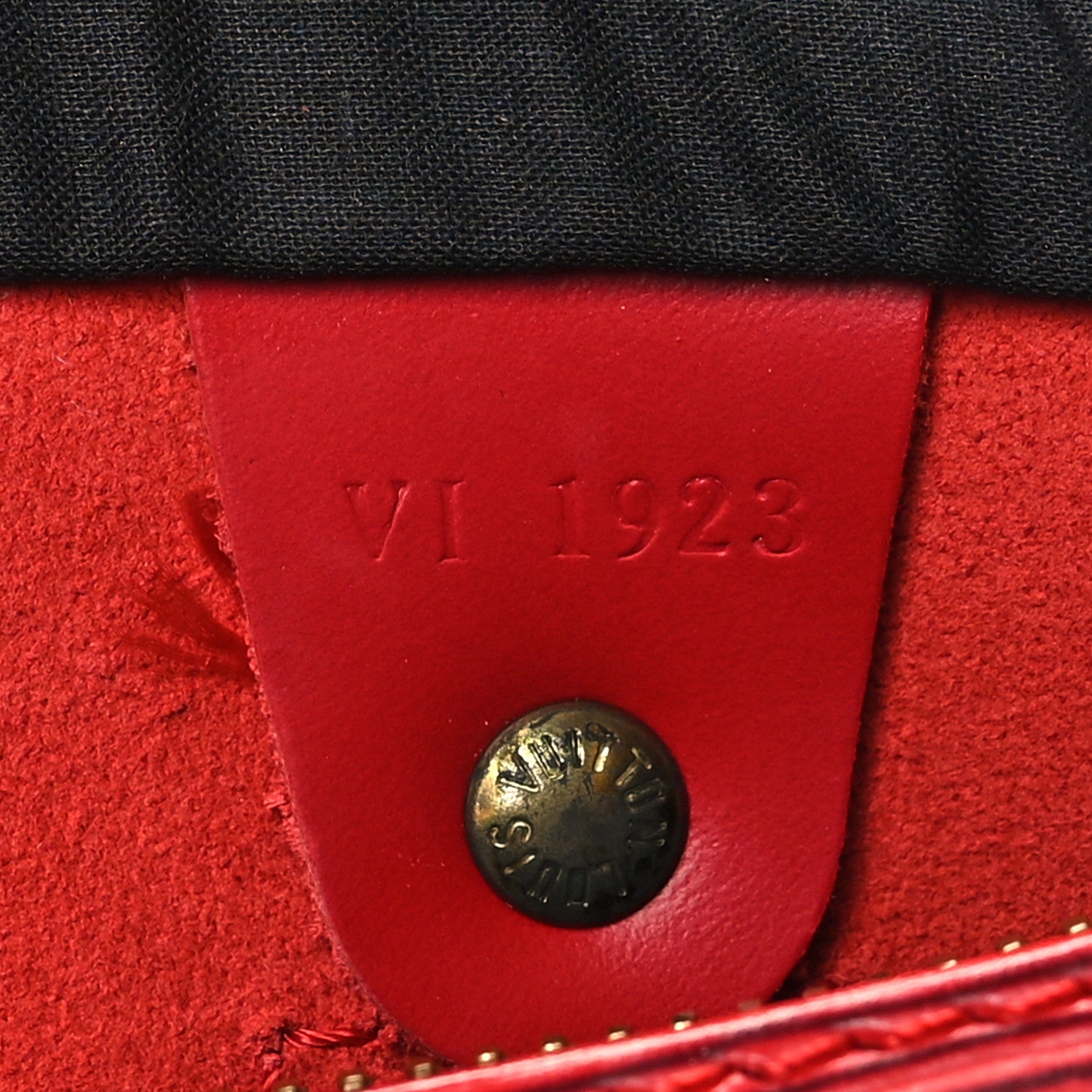 Louis Vuitton Epi Speedy 30 Castillan Red 7 of 11