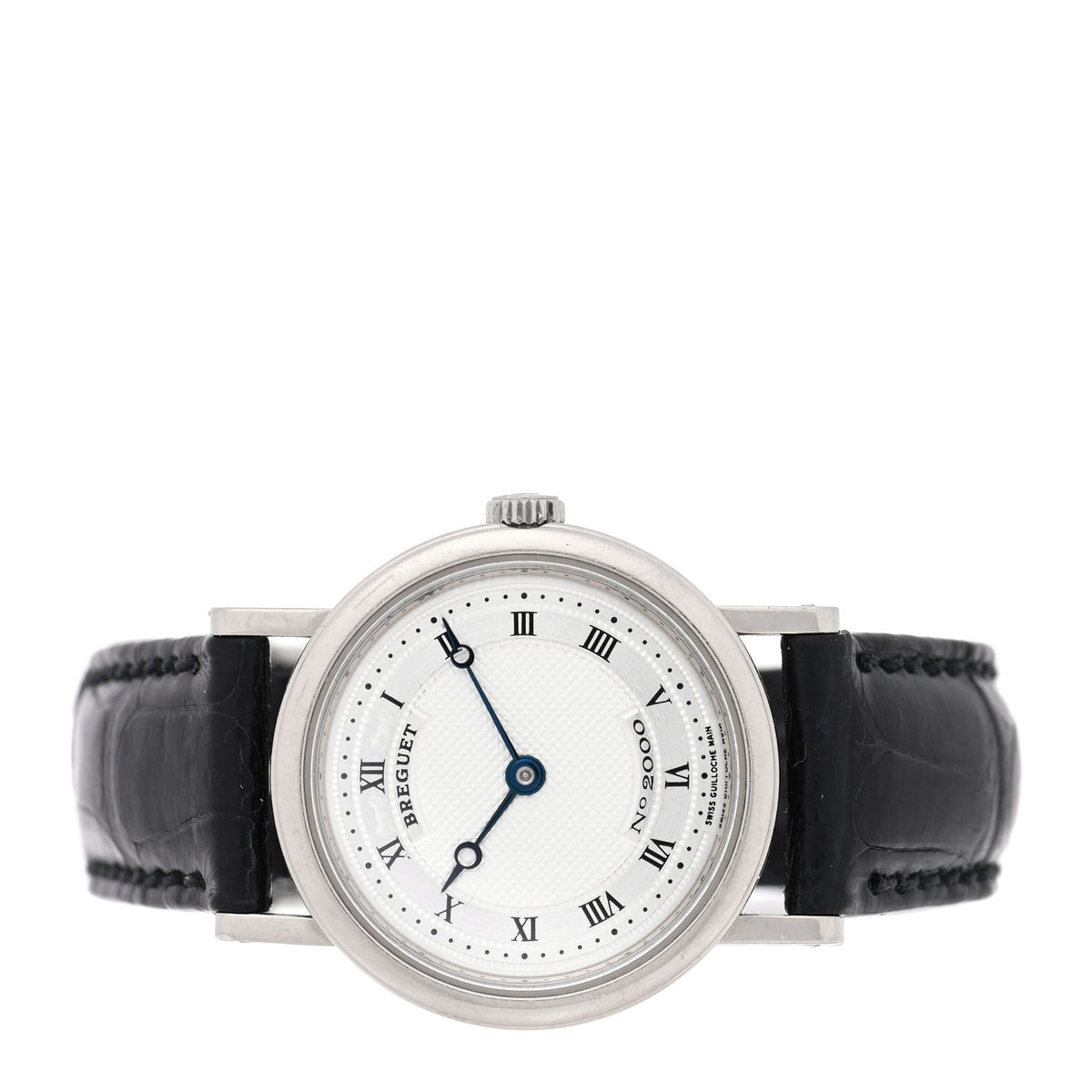 Breguet 18K White Gold Alligator 25.7mm Classique Manual Winding Watch 8560 4 of 8