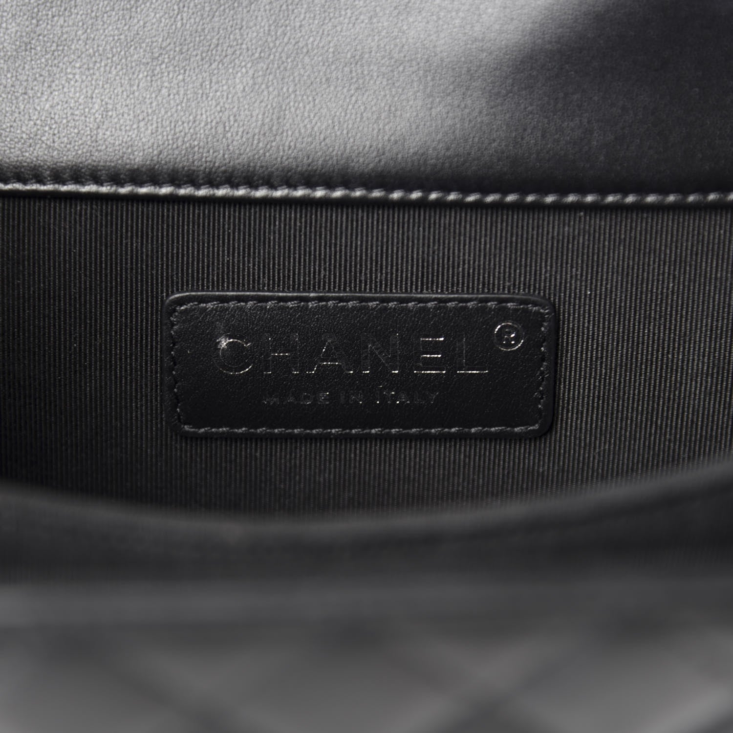 Chanel Calfskin Quilted North South Boy Flap Black 8 of 11